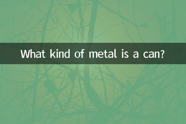 Was für ein Metall ist eine Dose?