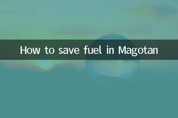 Come risparmiare carburante a Magotan