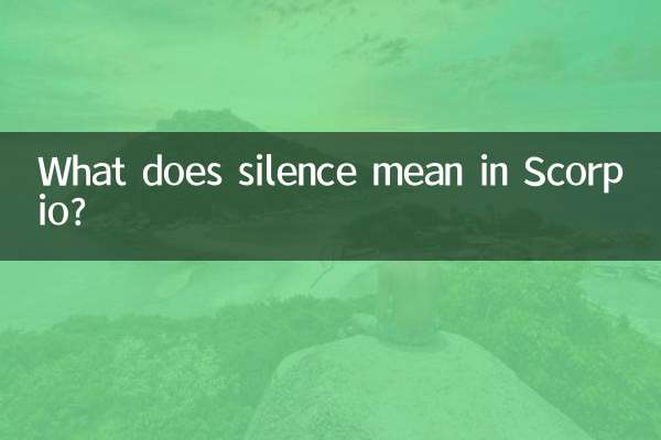 वृश्चिक राशि में मौन का क्या अर्थ है?