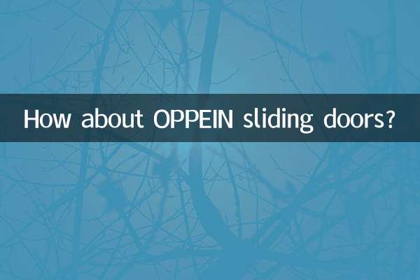 ¿Qué tal las puertas correderas OPPEIN?
