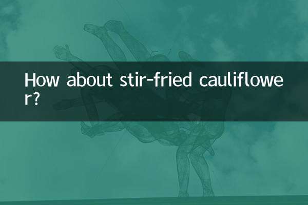 Que tal couve-flor salteada?