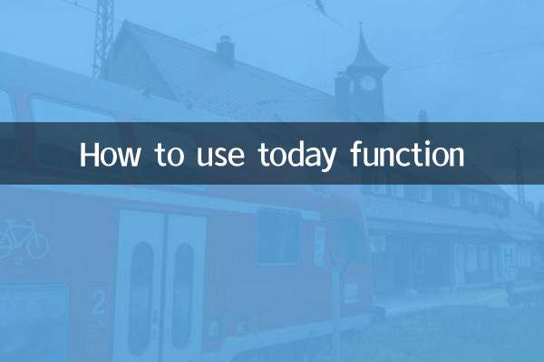 Come utilizzare la funzione Oggi