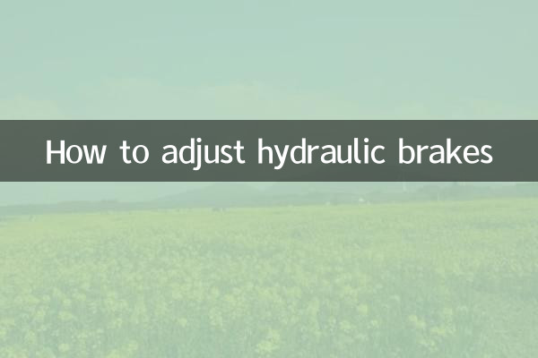 Comment régler les freins hydrauliques