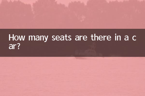 How many seats are there in a car?