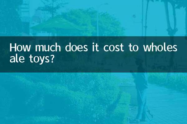 थोक खिलौनों की कीमत कितनी है?