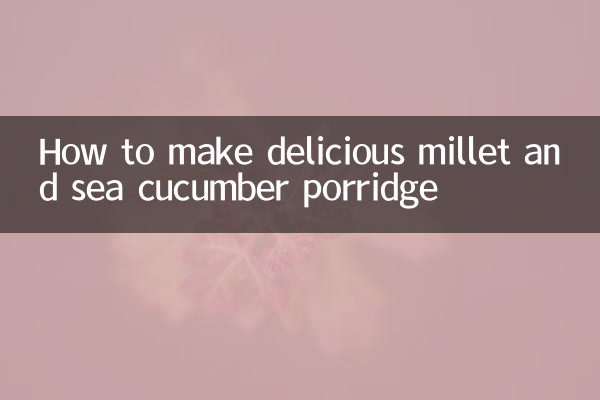 स्वादिष्ट बाजरा और समुद्री ककड़ी दलिया कैसे बनाएं