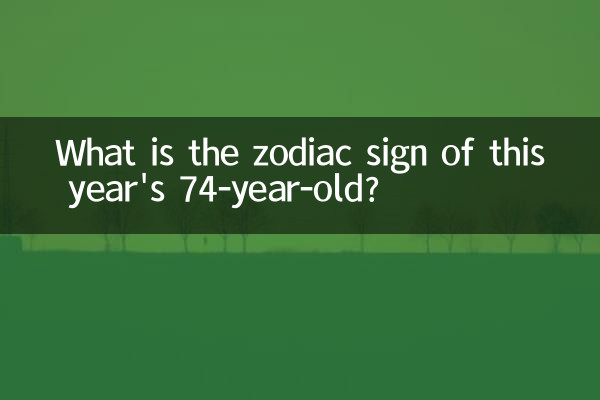 Какой знак зодиака у 74-летнего в этом году?