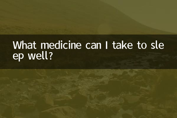What medicine can I take to sleep well?