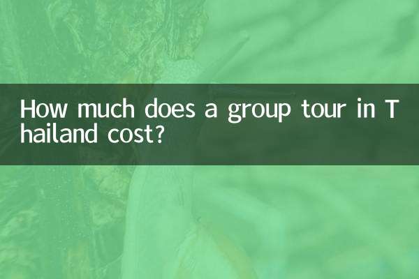How much does a group tour in Thailand cost?