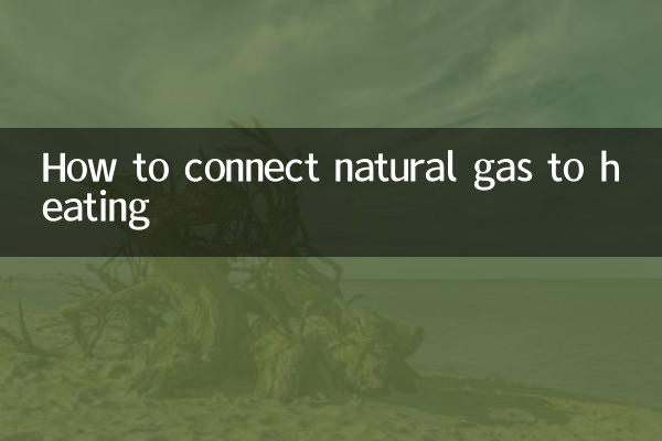 How to connect natural gas to heating
