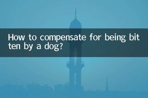 How to compensate for being bitten by a dog?
