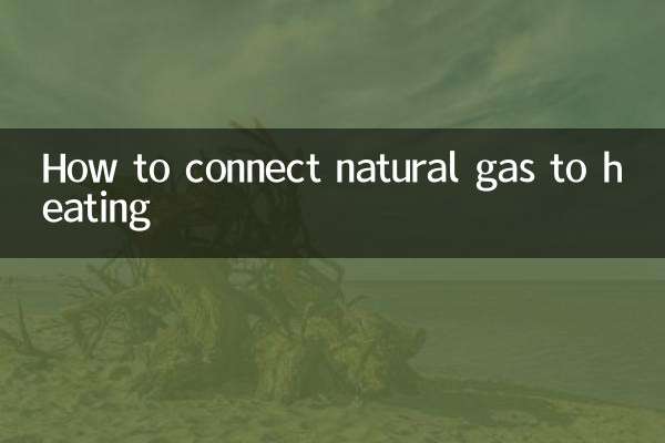 How to connect natural gas to heating