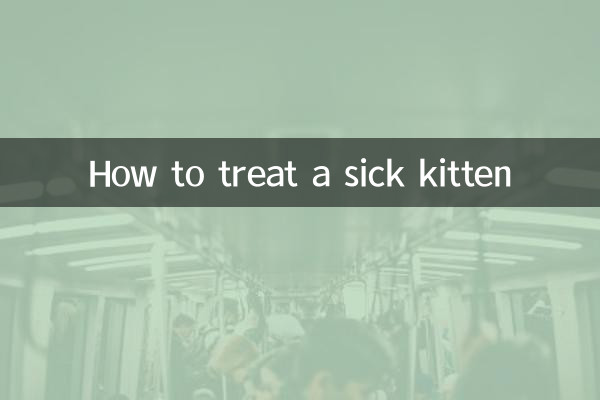 Come trattare un gattino malato