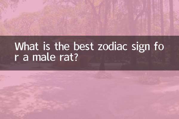 수컷 쥐에게 가장 좋은 별자리는 무엇입니까?