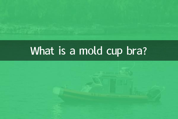 ¿Qué es un sujetador con copa moldeada?