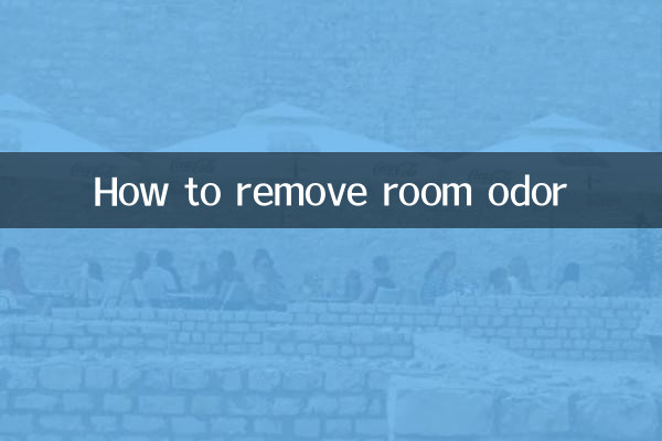 So entfernen Sie Raumgeruch