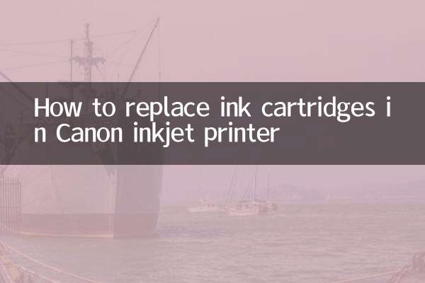 佳能喷墨打印机怎么换墨盒