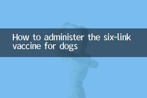 So verabreichen Sie den Six-Link-Impfstoff für Hunde