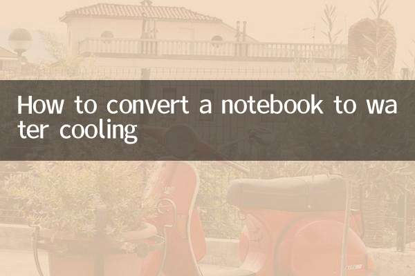 Comment convertir un ordinateur portable en refroidissement par eau