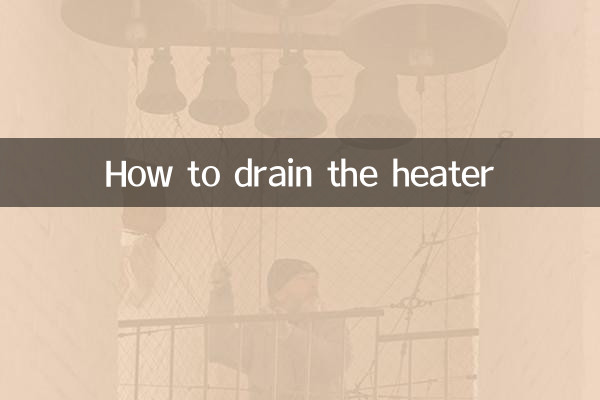 Come svuotare il riscaldatore