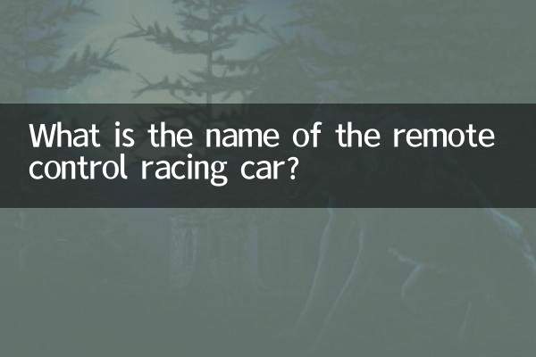 ریموٹ کنٹرول ریسنگ کار کا نام کیا ہے؟