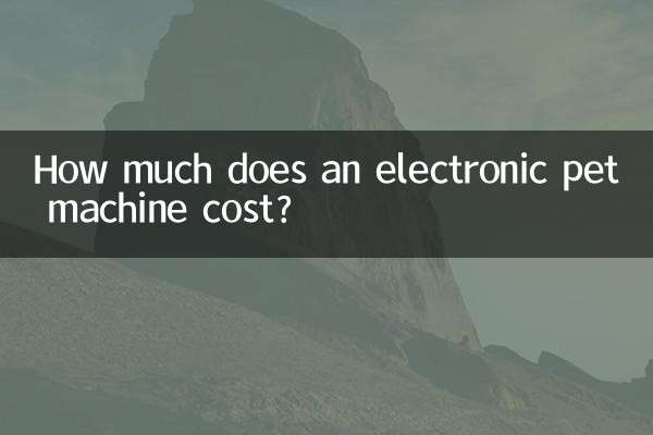 電子ペットマシンの価格はいくらですか?