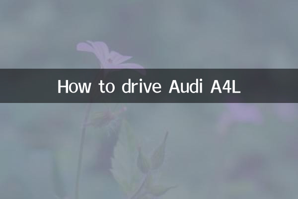 How to drive Audi A4L