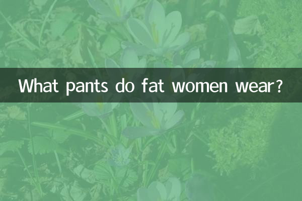 मोटी औरतें कौन सी पैंट पहनती हैं?