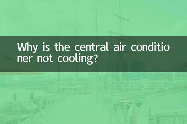 Por que o ar condicionado central não está esfriando?