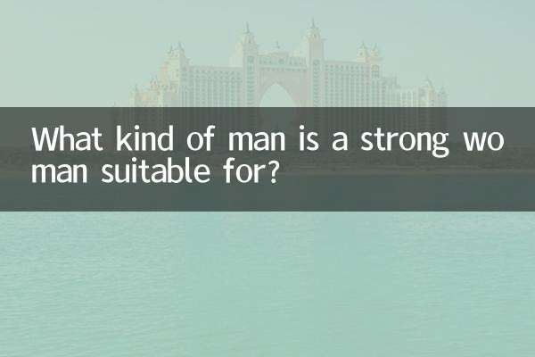 What kind of man is a strong woman suitable for?