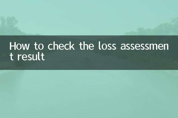 怎么查定损结果