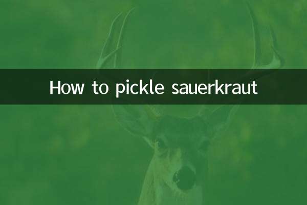 Wie man Sauerkraut einlegt