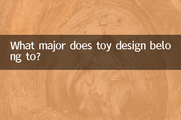 کھلونا ڈیزائن کس بڑے سے تعلق رکھتا ہے؟