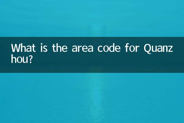 Какой код города у Цюаньчжоу?