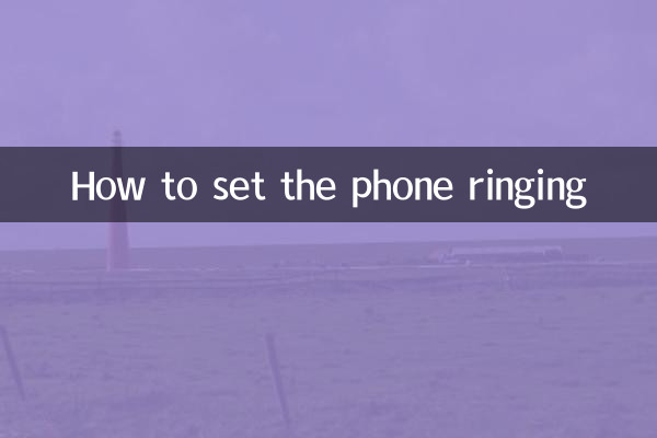 Как настроить звонок телефона