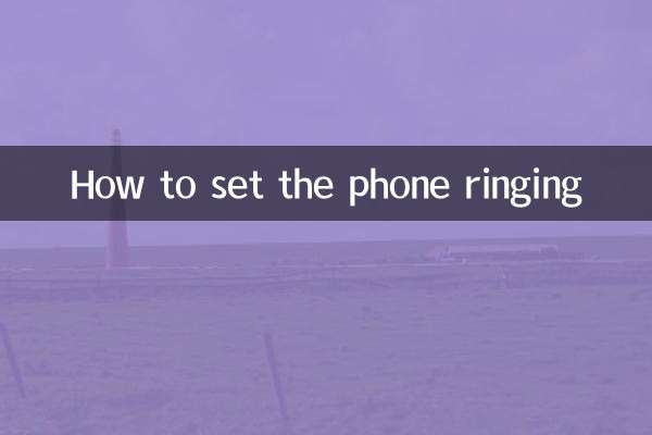 Come impostare lo squillo del telefono