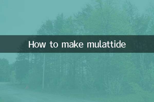 چگونه مولاتید درست کنیم
