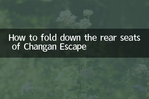 長安逸動後座怎麼放倒