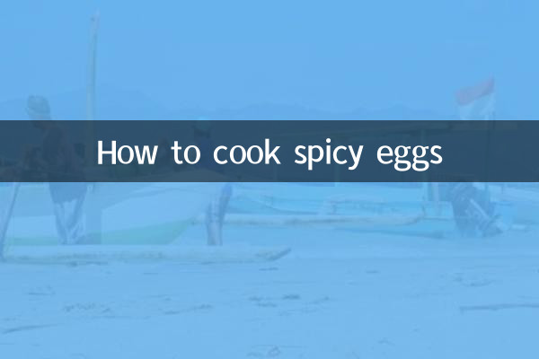 Cómo cocinar huevos picantes