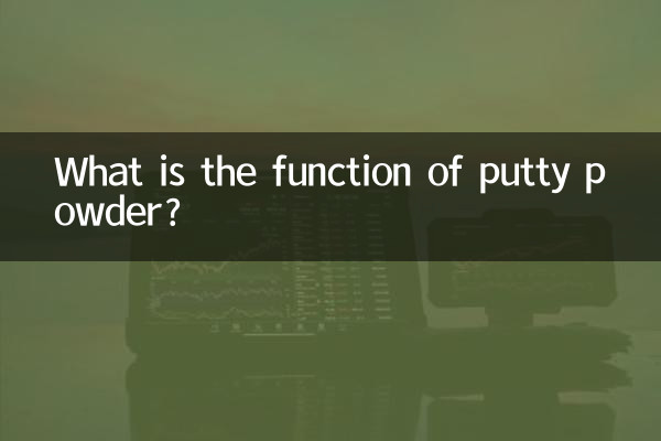 ¿Cuál es la función de la masilla en polvo?