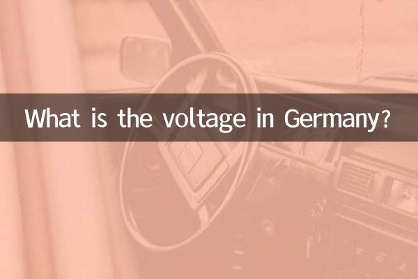 Qual è il voltaggio in Germania?