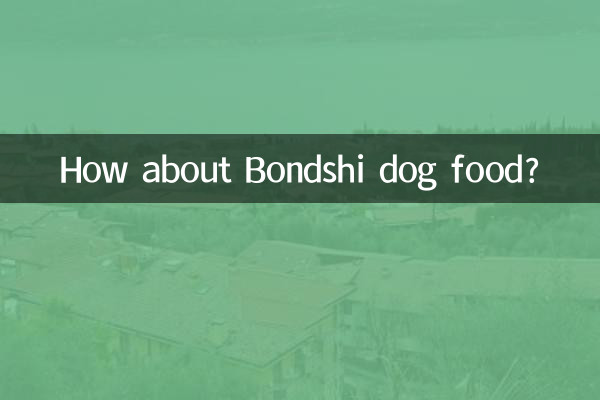 Bondshi 개밥은 어떻습니까?