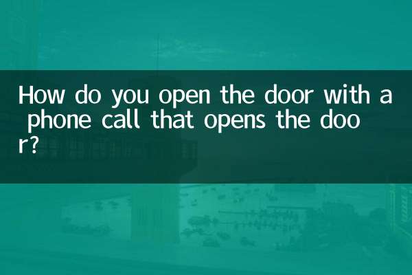 ¿Cómo se abre la puerta con una llamada telefónica que abre la puerta?