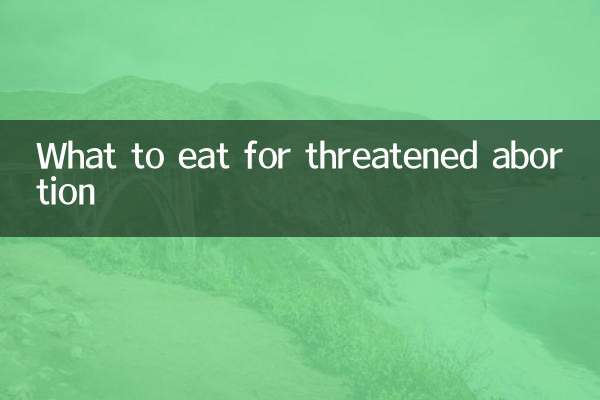 先兆流產吃什麼安胎