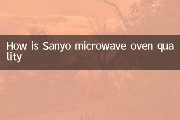 Как поживает качество микроволновой печи Sanyo