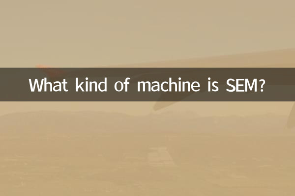 SEM은 어떤 기계인가요?