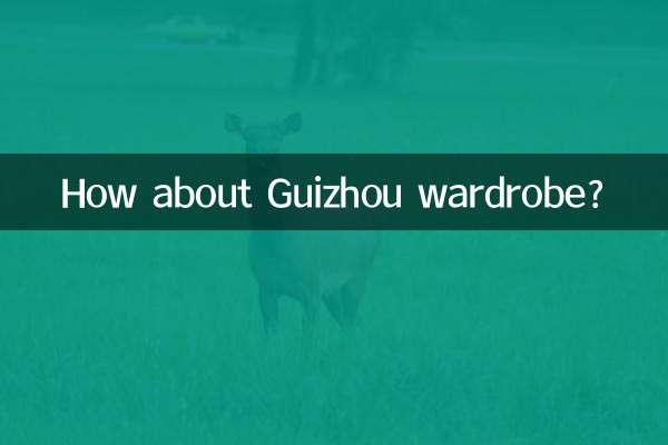 गुइझोऊ अलमारी के बारे में क्या ख्याल है?