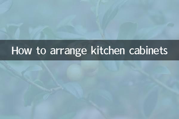 Come disporre i mobili della cucina