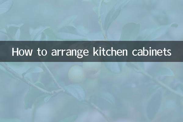 Come disporre i mobili della cucina