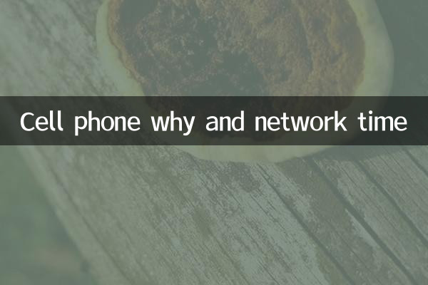 Почему сотовый телефон и время в сети